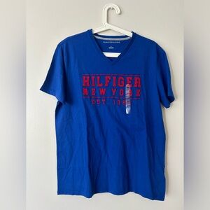 Tommy Hilfiger Men Short Sleeve T-Shirt Blue Size M